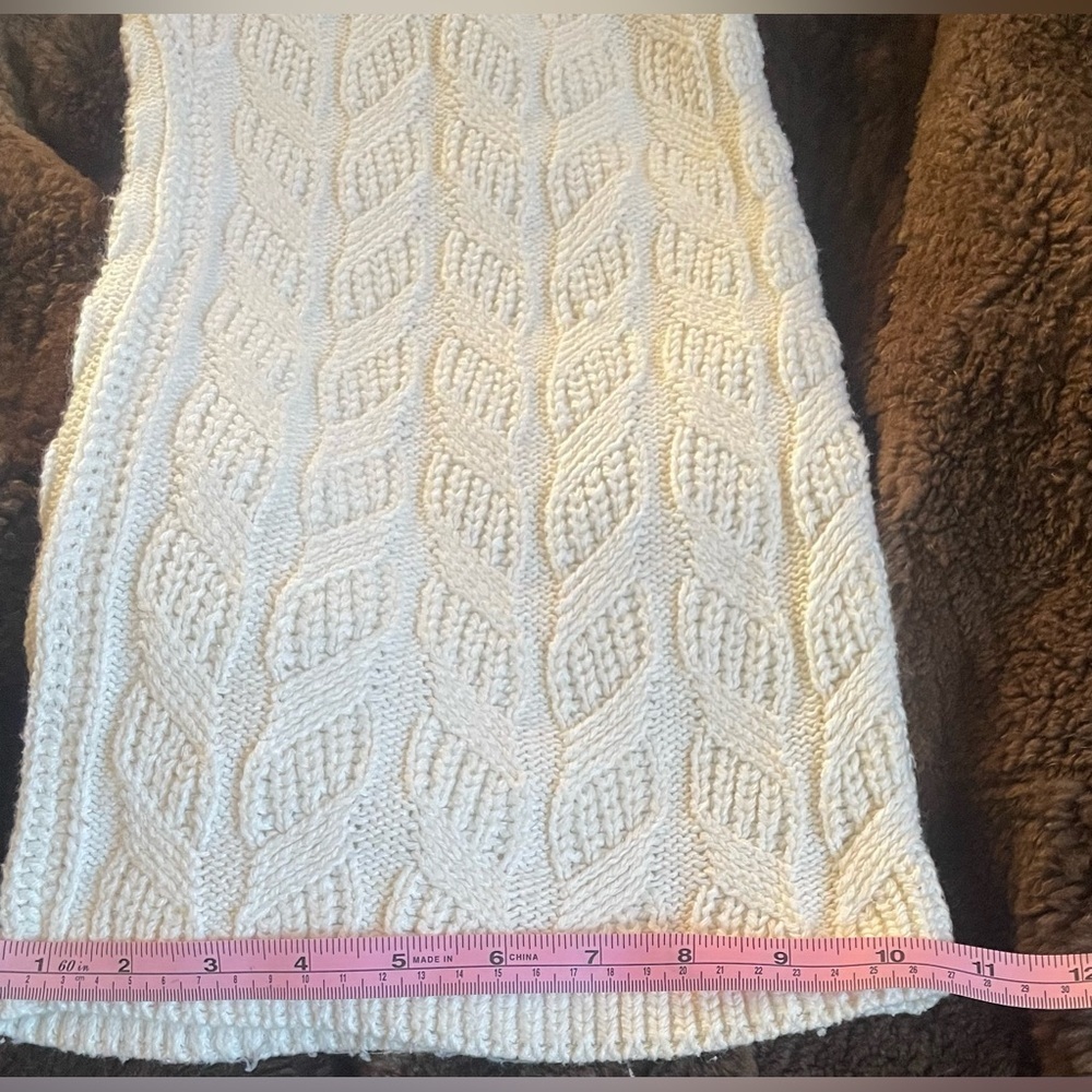 Gorgeous Eberjey Cozy Cable Knit Lounge Pants - Cream w/Pockets and Drawstring - Picture 10 of 16